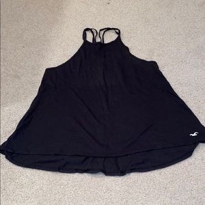Hollister black high neck swing tank